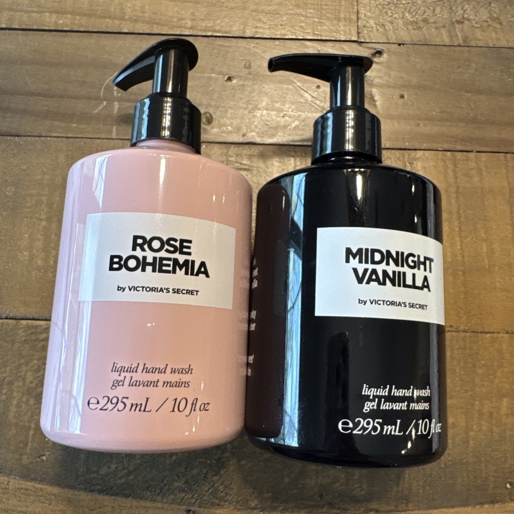 Midnight Vanilla Rose Bohemia Liquid Hand Wash by Victoria's Secret 295ml NEW B1